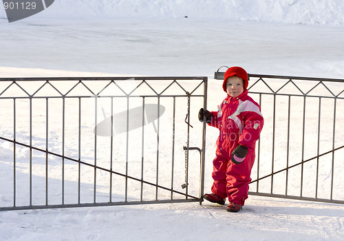 Image of Toddler at the gate