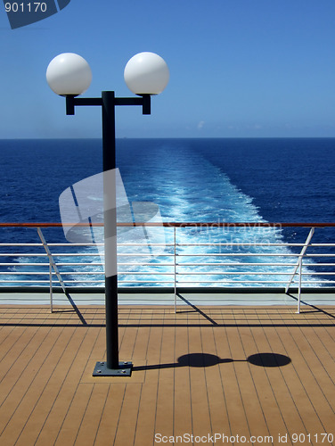 Image of Passenger Cruise ship stern view