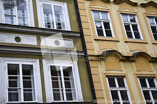 Image of old and corful building in Prague