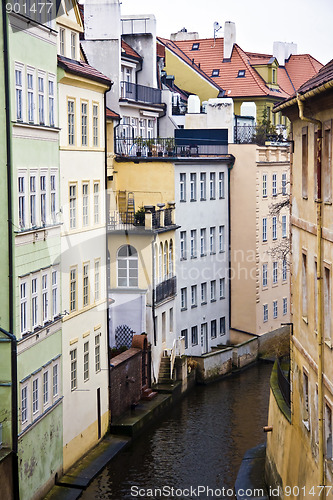 Image of Old and colorful buildings in Prague