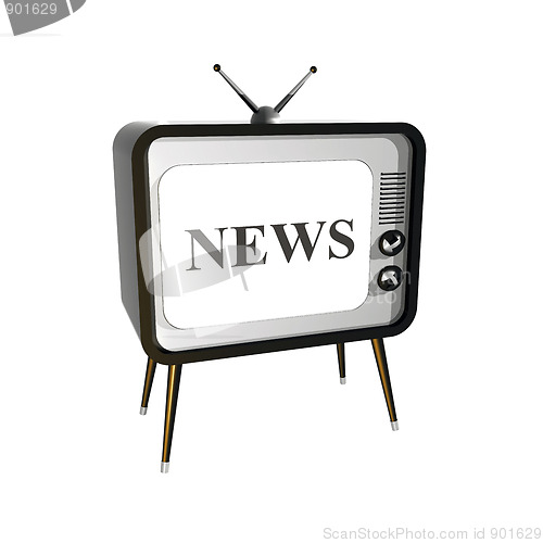 Image of News on TV