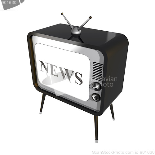 Image of News on TV