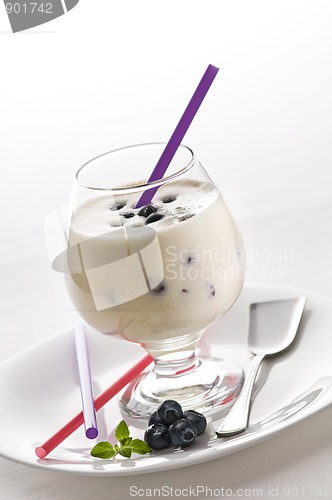 Image of Blueberry milkshake