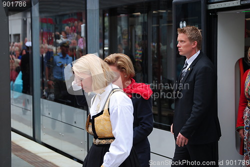 Image of Monica MÃ¦land and queen Sonja