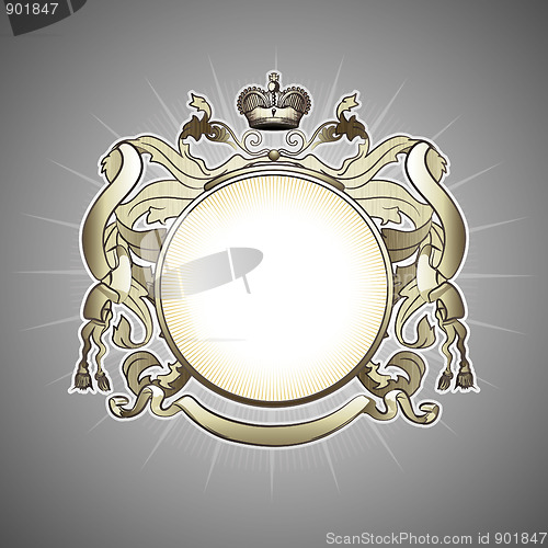 Image of  luxury  heraldic frame