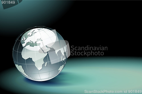 Image of Glossy Earth Globe