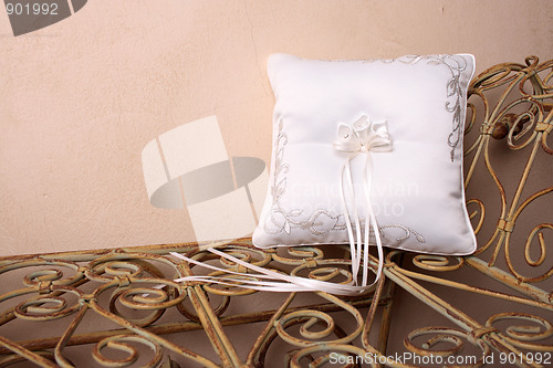 Image of White Ring Pillow