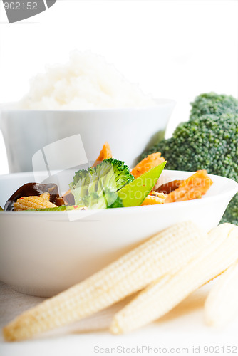 Image of tofu beancurd and vegetables