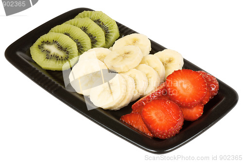 Image of Fresh fruit italian flag
