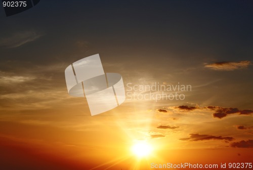 Image of Beautiful sunset