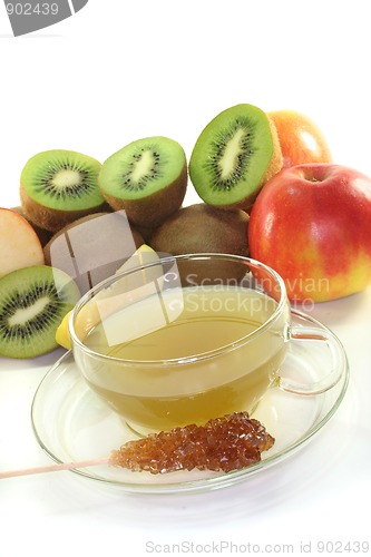 Image of kiwi-apple tea