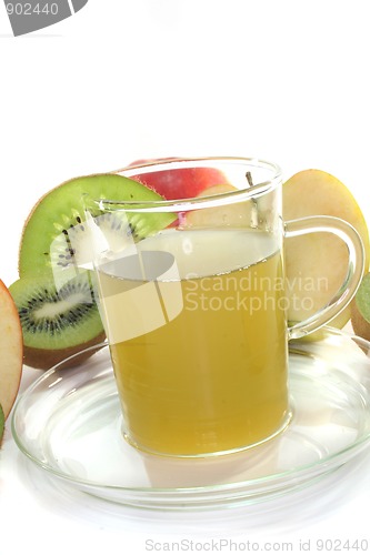 Image of kiwi-apple tea