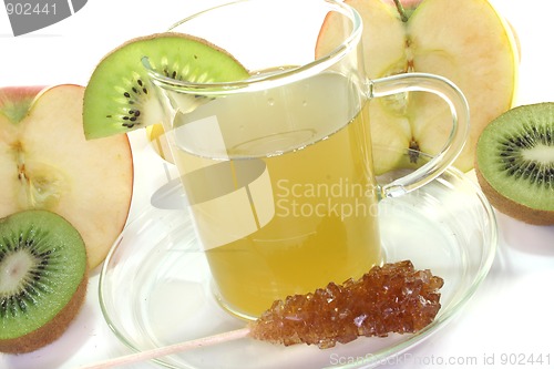 Image of kiwi-apple tea