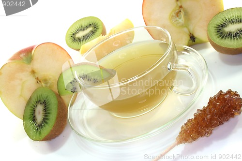 Image of kiwi-apple tea