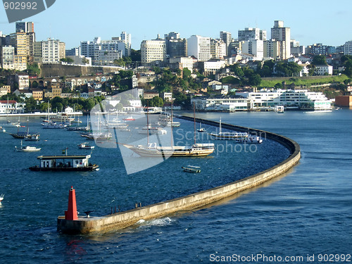 Image of Salvador  downtown view