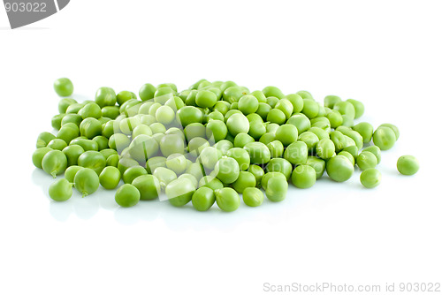 Image of Pile of green peas