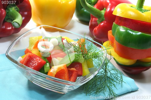 Image of Bell pepper salad