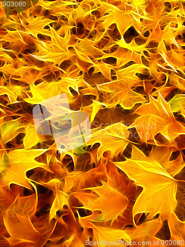 Image of abstract autumn background