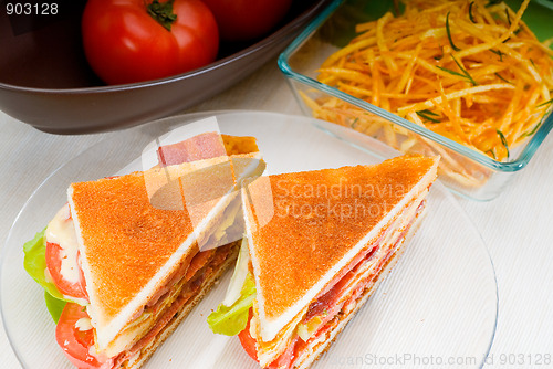 Image of club sandwich