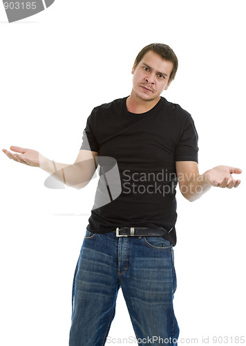 Image of sad, angry man