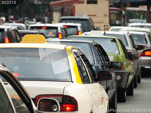 Image of City traffic jam