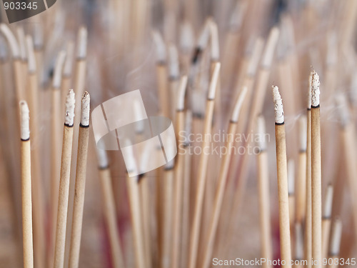 Image of Burning incense sticks