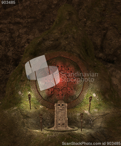 Image of Skull cave crypt