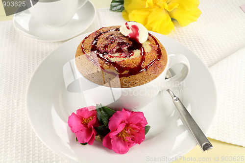 Image of Blackberry Sponge Pudding 