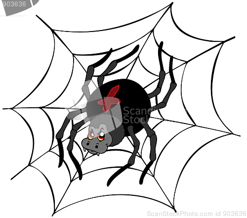 Image of Big cartoon spider