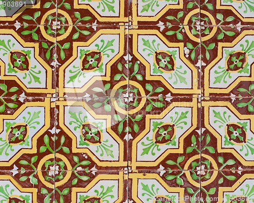 Image of Portuguese glazed tiles 221