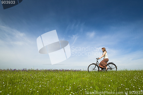 Image of Riding a bicycle
