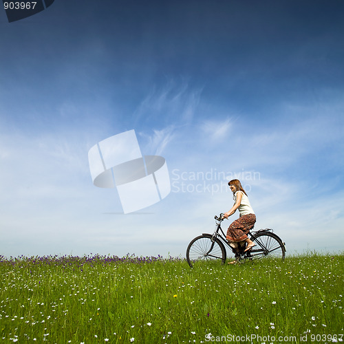 Image of Riding a bicycle