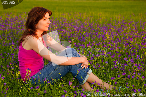 Image of Girl on the meadow