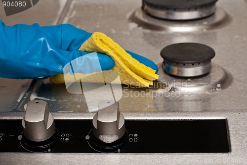 Image of Cleaning a kitchen