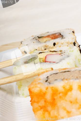 Image of Sushi with copyspace