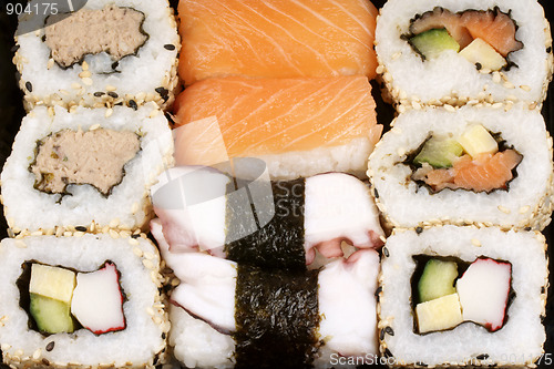 Image of Sushi background