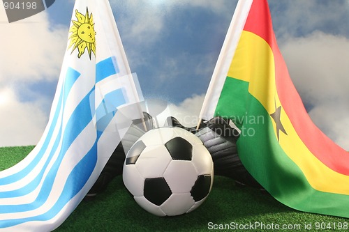 Image of 2010 World Cup, Uruguay and Ghana