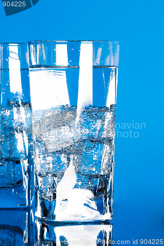 Image of glasses with cold water