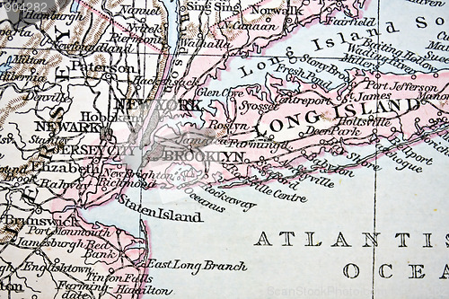 Image of Handmade map of New York