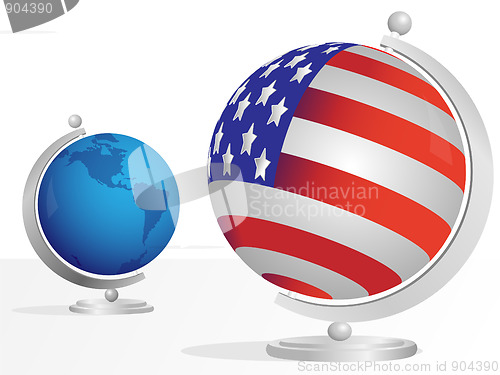 Image of Two globe