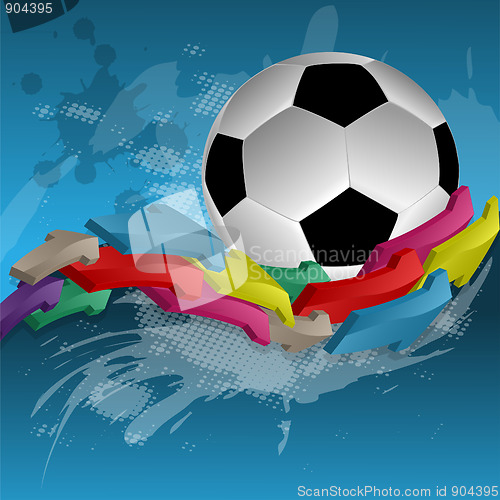 Image of Arrows and football
