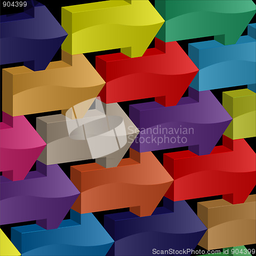 Image of Background consisting of arrows