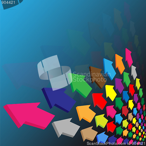 Image of Flying arrows