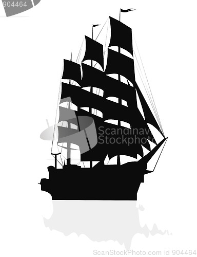 Image of Big sailing ship 
