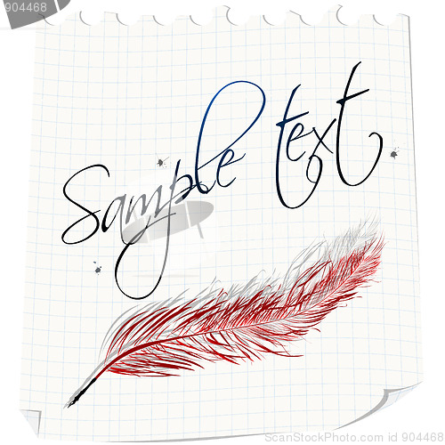 Image of Sample text note