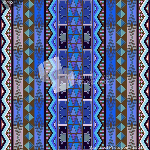 Image of Blue rug design