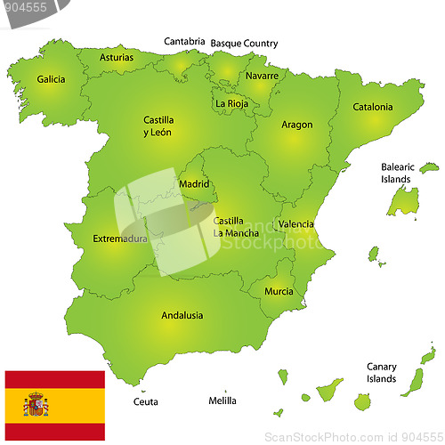 Image of Spain map