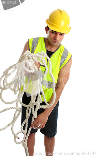 Image of Construction worker working