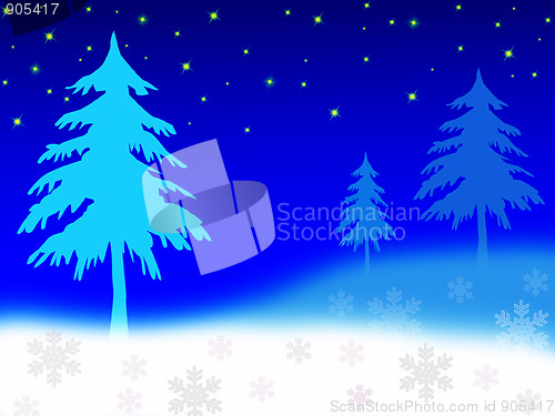 Image of winter night