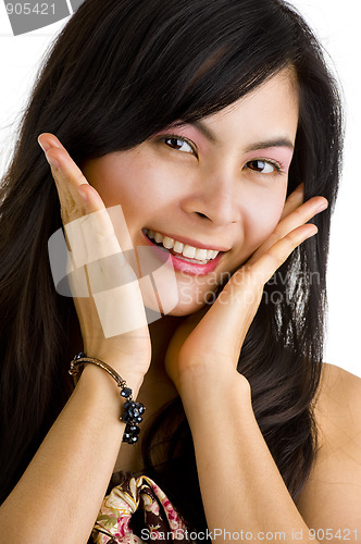 Image of beautiful young asian
